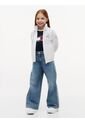 Chaqueta Blanca De Cuello Alto Con Logo Tommy Hilfiger de Tommy Hilfiger