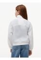 Chaqueta Blanca De Cuello Alto Con Logo Tommy Hilfiger de Tommy Hilfiger
