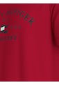 Camiseta Roja Con Logo Bordado Tommy Hilfiger de Tommy Hilfiger