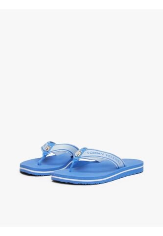 Sandalias Azul Con Inscripción Tonal En Tiras Tommy Hilfiger Tommy Hilfiger