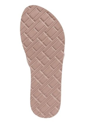 Sandalias Beige Elevadas Con Logo Tommy Hilfiger