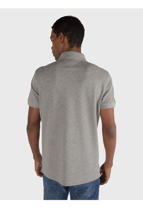 Polo Gris Clasica Para Hombre Tommy Hilfiger