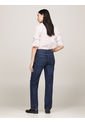 Jeans Azul Rectos De Talle Medio Con Efecto Usado Tommy Hilfiger de Tommy Hilfiger