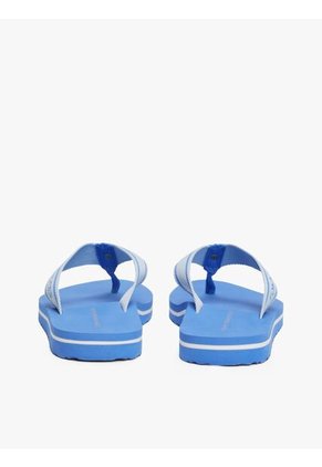 Sandalias Azul Con Inscripción Tonal En Tiras Tommy Hilfiger