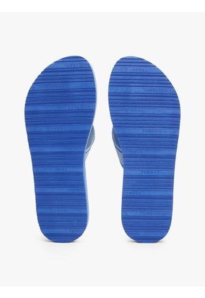 Sandalias Azul Con Inscripción Tonal En Tiras Tommy Hilfiger