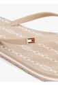 Sandalias Beige Con Logo Esmaltado Tommy Hilfiger de Tommy Hilfiger