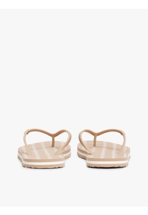 Sandalias Beige Con Logo Esmaltado Tommy Hilfiger