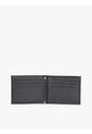 Billetera Gris De Cuero Con Inscripción Tommy Hilfiger de Tommy Hilfiger