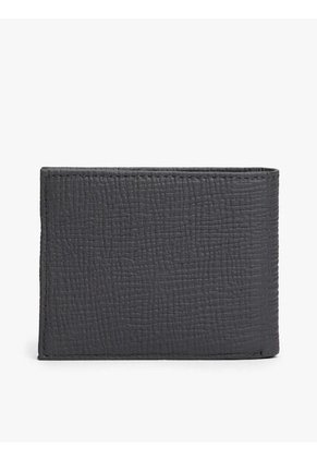 Billetera Gris De Cuero Con Inscripción Tommy Hilfiger