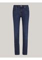 Jeans Azul Rectos De Talle Medio Con Efecto Usado Tommy Hilfiger de Tommy Hilfiger