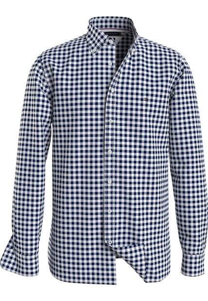 Camisa De Cuadros Vichy Con Corte Regular