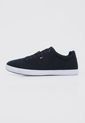 Tenis Lifestyle Azul Navy-Blanco Tommy Hilfiger Iconic Vulc Mesh Logo de Tommy Hilfiger