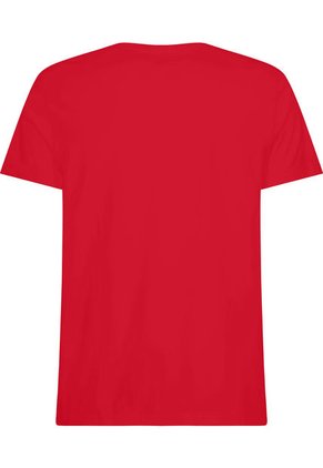 Camiseta Manga Corta Rojo Slim Fit Esencial En Algodón Tommy Hilfiger