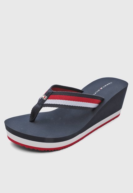 Sandalia Tacón Corrido TOMMY HILFIGER Azul