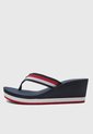 Sandalia Tacón Corrido TOMMY HILFIGER Azul de Tommy Hilfiger