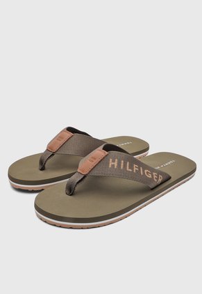 Sandalias Flip Flop TOMMY HILFIGER Verde Militar