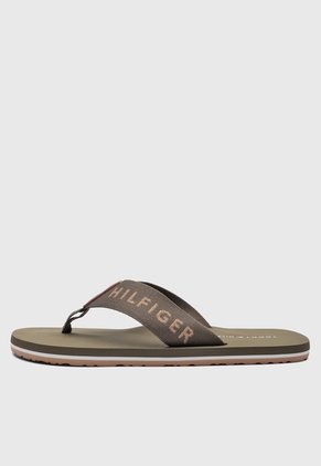 Sandalias Flip Flop TOMMY HILFIGER Verde Militar