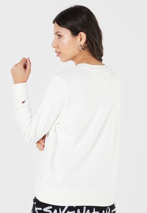 Buzo Marfil-Fucsia Tommy Jeans