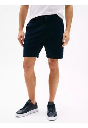 Bermudas Azul Oscuro De 7 Con Logo Tommy Hilfiger