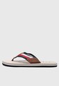 Sandalias Flip Flop TOMMY HILFIGER Beige de Tommy Hilfiger