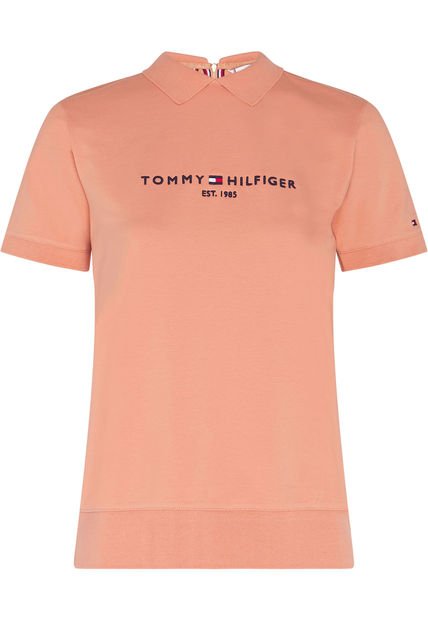 Polo Con Cierre En La Parte Trasera Tommy Hilfiger