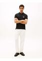 Polo Negro De Corte Regular Con Logo Gráfico Tommy Hilfiger de Tommy Hilfiger