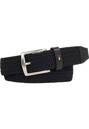 Cinturón Denton Textil Trenzado Hombre Negro Tommy Hilfiger