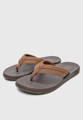 Sandalias Flip Flop TOMMY HILFIGER Café