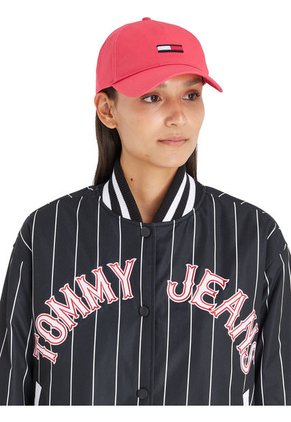 Gorra De Béisbol Con Logo Bordado Mujer Rosa Tommy Hilfiger