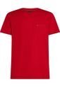 Camiseta Roja De Cuello Redondo Con Bolsillo Tommy Hilfiger de Tommy Hilfiger