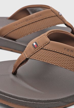 Sandalias Flip Flop TOMMY HILFIGER Café