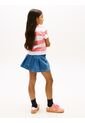 Camiseta Roja Essential Holgada De Rayas Con Logo Tommy Hilfiger de Tommy Hilfiger