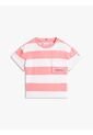 Camiseta Roja Essential Holgada De Rayas Con Logo Tommy Hilfiger de Tommy Hilfiger