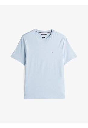 Camiseta Celeste De Cuello Redondo Tommy Hilfiger