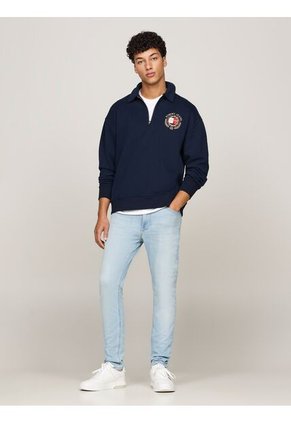 Jeans Azul Simon Ceñidos Con Efecto Desteñido Tommy Jeans