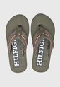 Sandalias Flip Flop TOMMY HILFIGER Verde Militar de Tommy Hilfiger