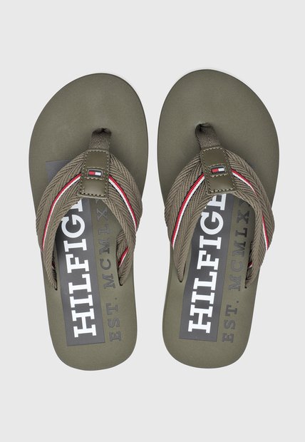 Sandalias Flip Flop TOMMY HILFIGER Verde Militar