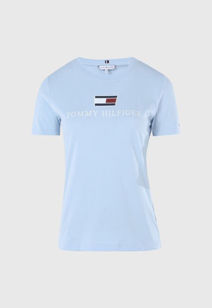 Camiseta Celeste-Blanco-Rojo Tommy Hilfiger