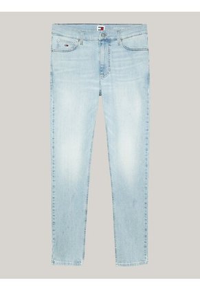 Jeans Azul Simon Ceñidos Con Efecto Desteñido Tommy Jeans