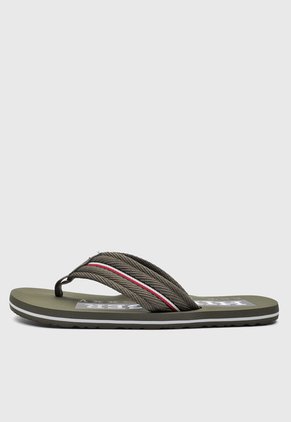 Sandalias Flip Flop TOMMY HILFIGER Verde Militar