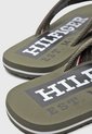 Sandalias Flip Flop TOMMY HILFIGER Verde Militar de Tommy Hilfiger
