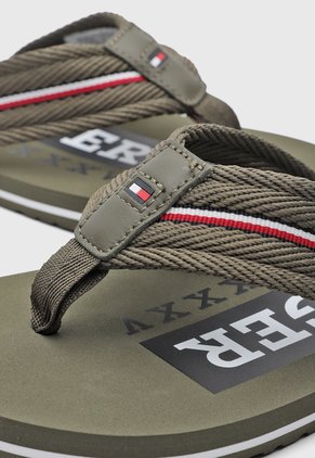 Sandalias Flip Flop TOMMY HILFIGER Verde Militar