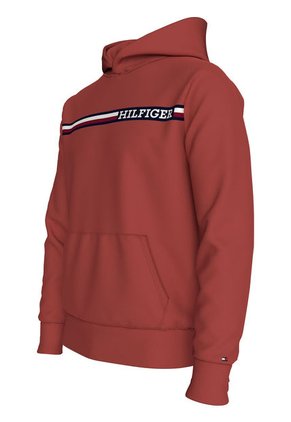 Buzo Rojo De Corte Regular Con Capota Tommy Hilfiger