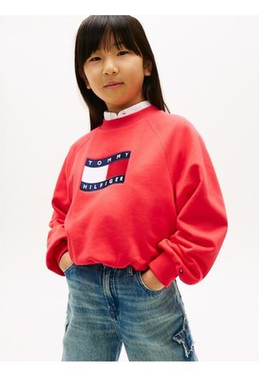 Saco Rojo Amplio Con Bajo Elástico Tommy Hilfiger