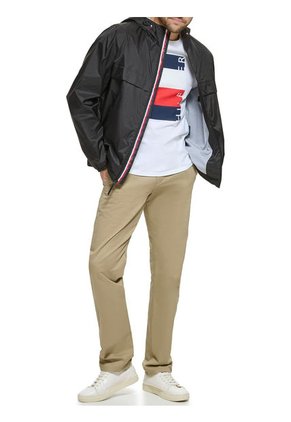 Chaqueta Negra Manga Larga Con Cierre De Cremallera Tommy Hilfiger