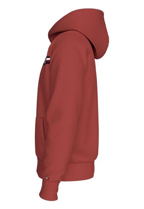 Buzo Rojo De Corte Regular Con Capota Tommy Hilfiger
