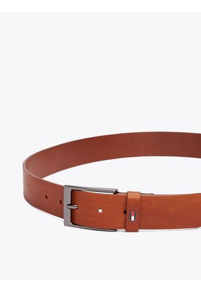 Cinturón Marrón De Cuero Tonal Tommy Hilfiger