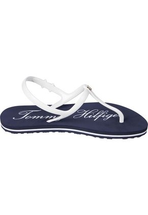 Sandalias Azul Signature Con Logo Tommy Hilfiger