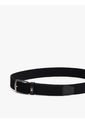 Cinturón Negro Texturizado Con Hebilla Cuadrada Tommy Hilfiger de Tommy Hilfiger