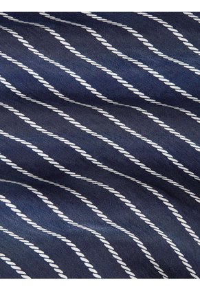 Falda Midi Con Diseño De Rayas Mujer Blanco Tommy Hilfiger